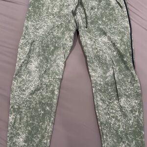 lululemon athletica Green and White Joggers